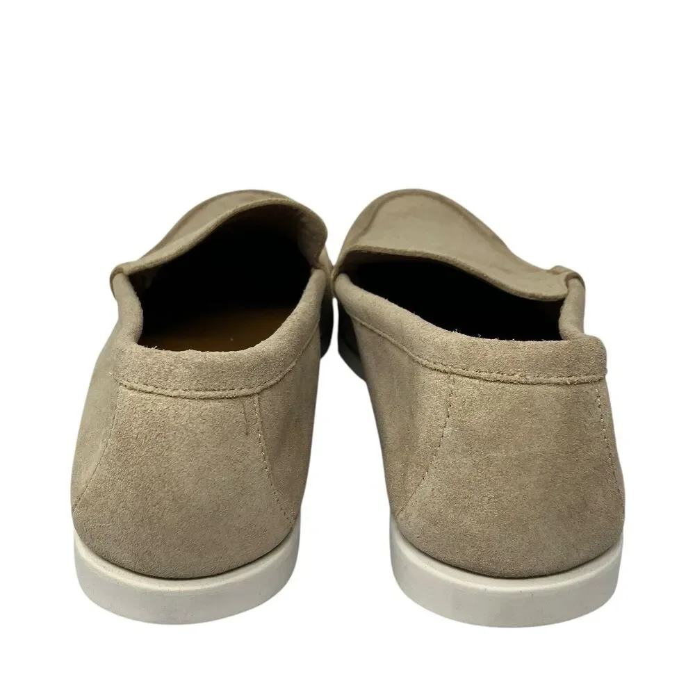 J Crew Venetian Loafers Mens Tan Suede Slip On Driving Casual Shoes Resort
